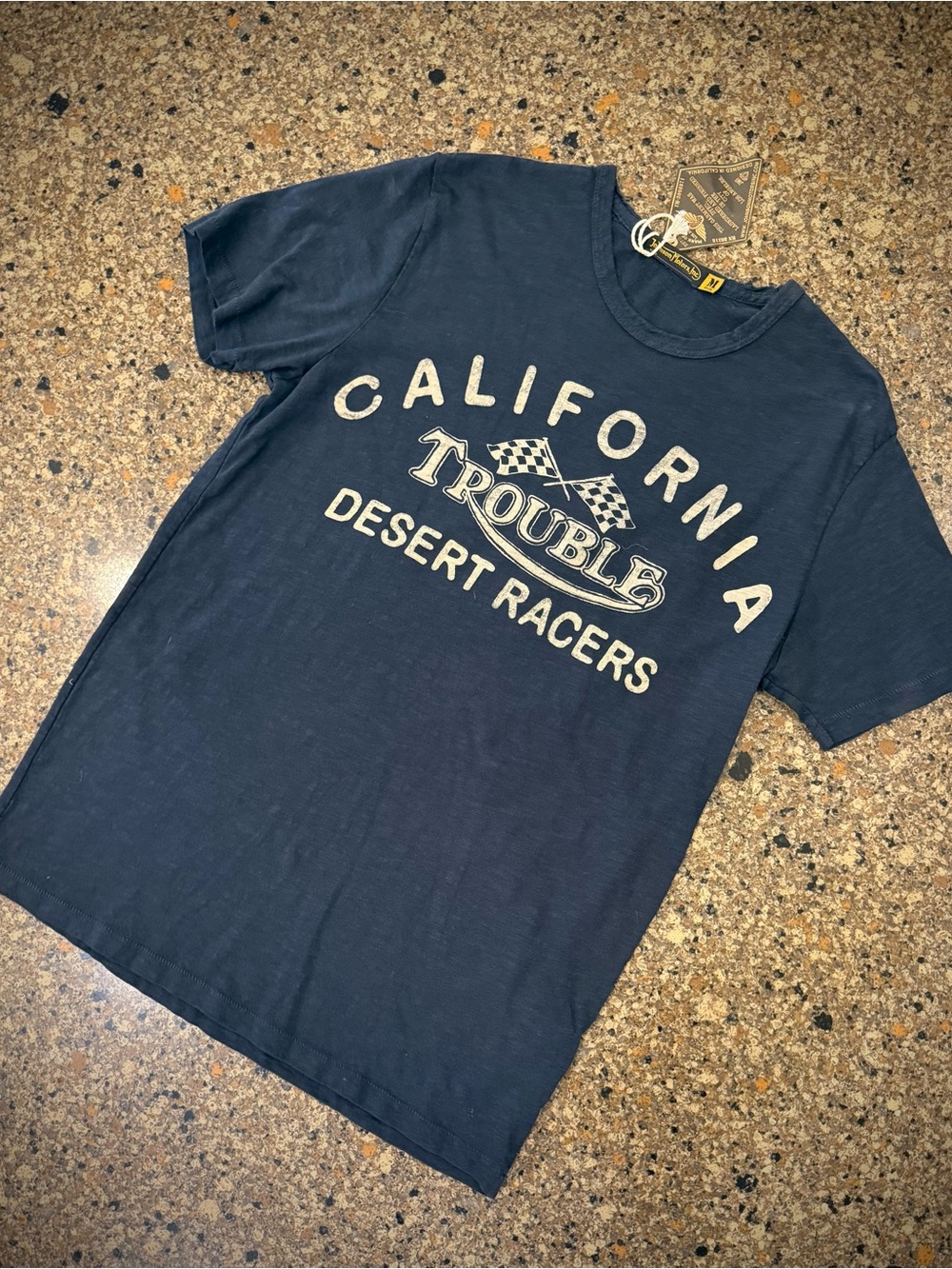 Johnson Motors “California Desert Racers” vintage slub moto tee. NWT